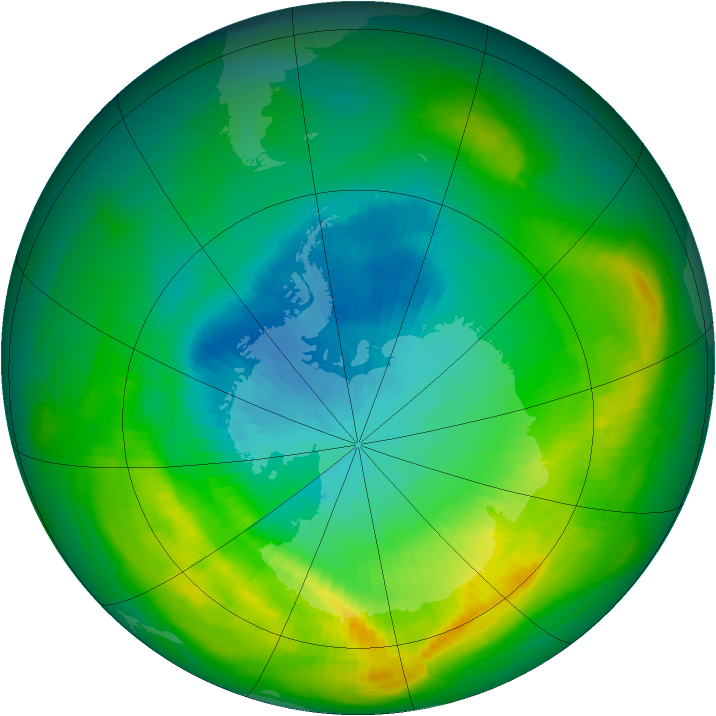 Ozone Map 1988-10-28